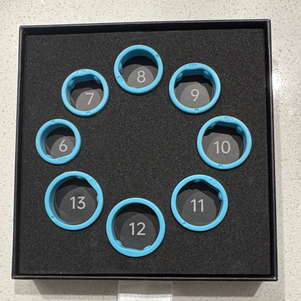 ALO Yoga Blue Fitness Ring Set
